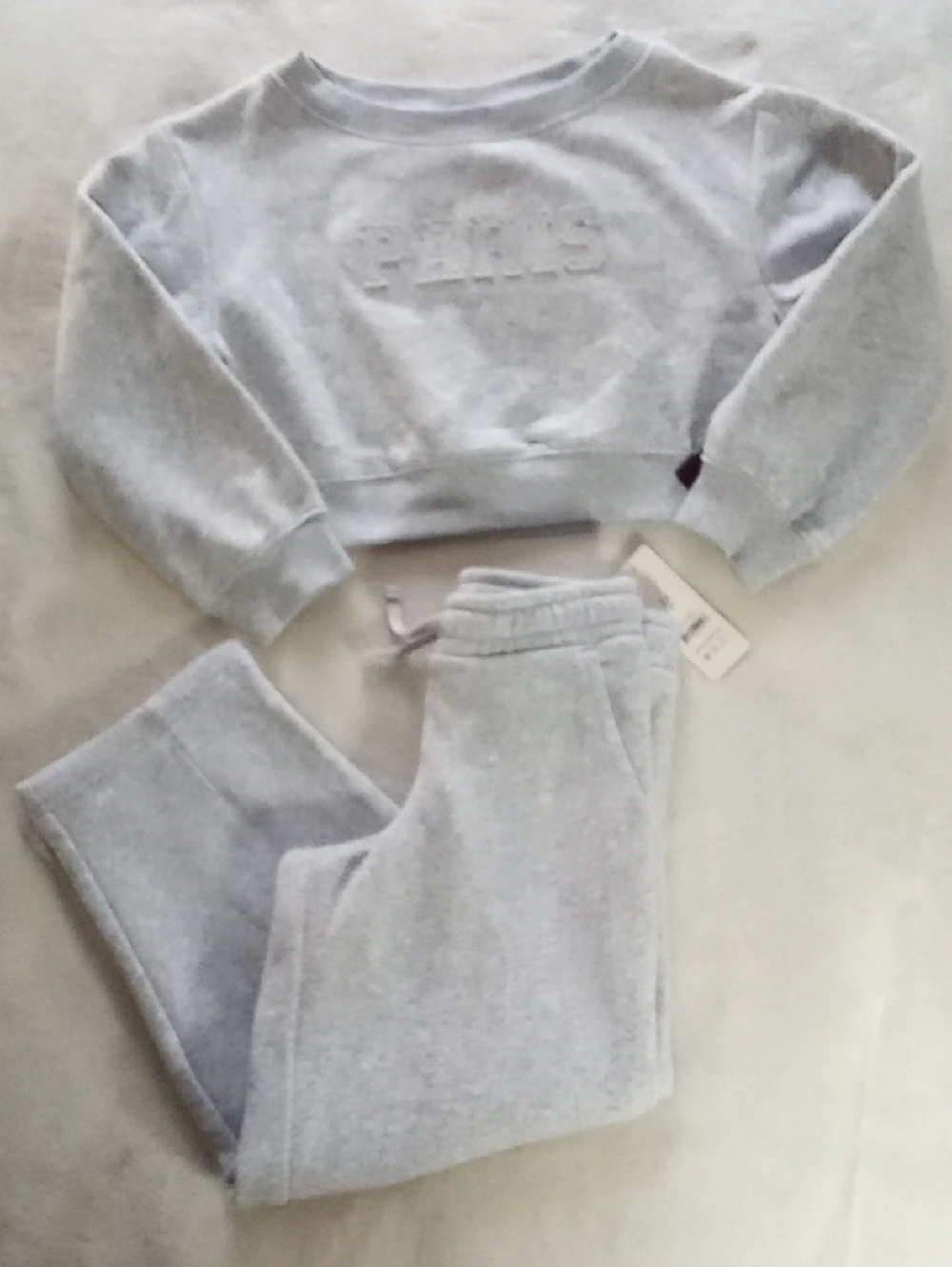 PARIS WEEKEND ACADEMY GIRLS SWEATSETS BOTH SIZE 8 NWT! SO COZY!